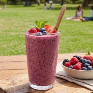 Mixberry smoothie
