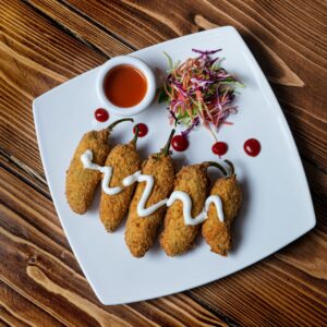 Chili Cheese Nuggets (4 pcs) + Dip